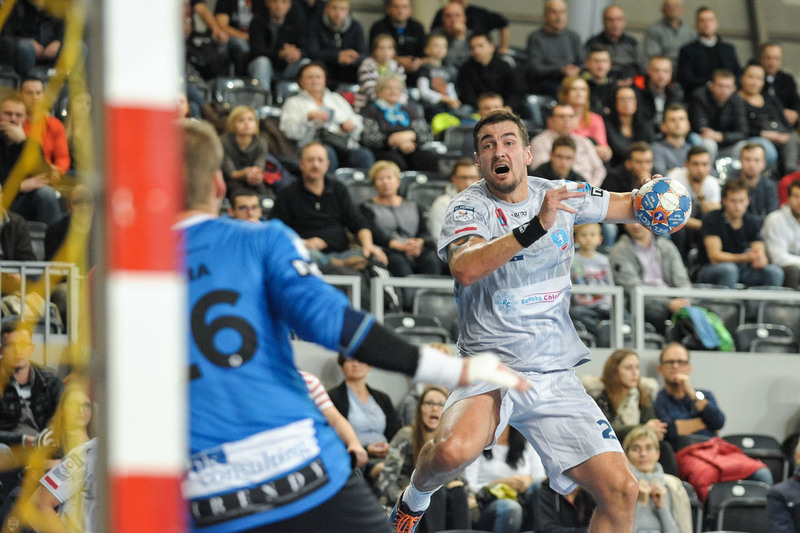 Witek Titow zdobył w tym spotkaniu trzy bramki Fot. fotoMiD