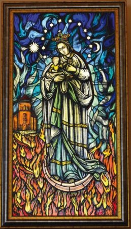 Stacja 1 drogi krzyżowej w kościele pw. Matki Boskiej Fatimskiej w Legionowie 