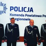 POLICJA. Powołanie nowego komendanta powiatowego KPP Nadkomisarza Pucelak nowym komendantem. Powołano również na zastępcę komendanta młodszego inspektora Tomasza Wacha